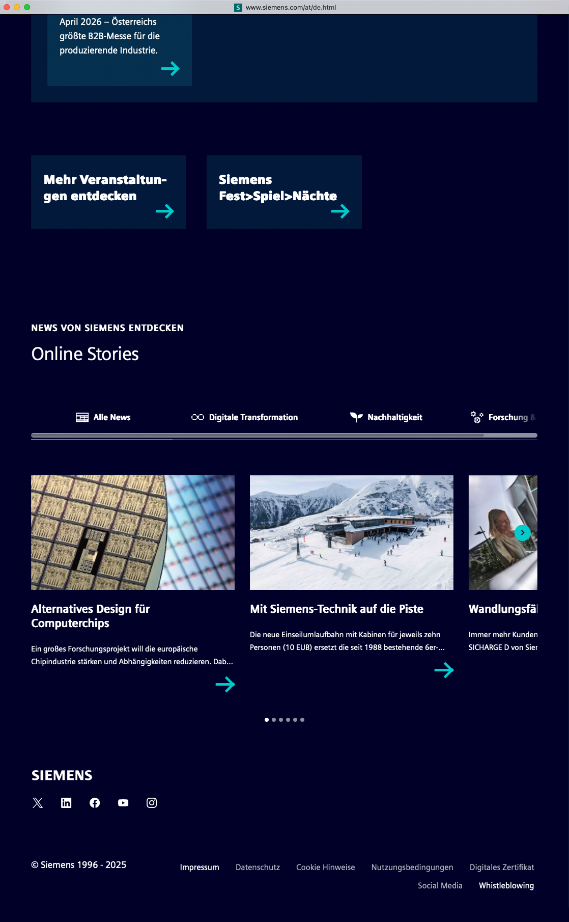 Online Stories – Siemens News, Smartly Delivered